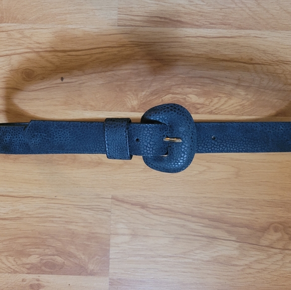 Emmanuel Textured Aquamarine Belt - Picture 6 of 7